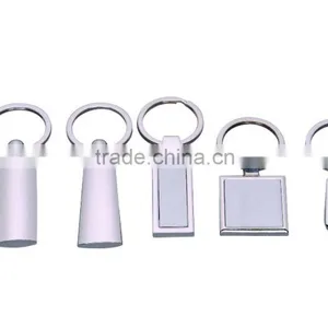 Wholesales High Quality Metal Blank Keychain as Cheap Giveaway thumbnail-4