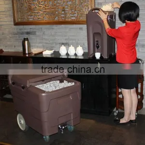 110L Plastic Ice Cool Carts, Ice Storage Carts for Cooling thumbnail-4