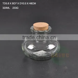 High-quality Glass Spice Jar With Wooden Lid thumbnail-1