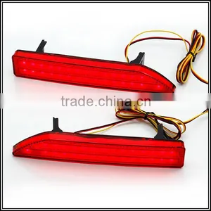 Red Tail Lamp Led Rear Bumper Lights Tail Brake Stop Light Motorcycle Rear Reflector for 09 CRV thumbnail-5