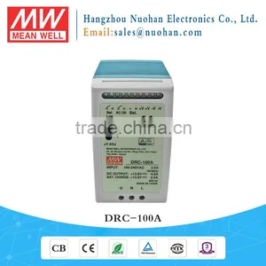 CE EMC Approved Meanwell Drc-100a 100w 13.8v Din Rail Uninterruptible Power Supply thumbnail-1