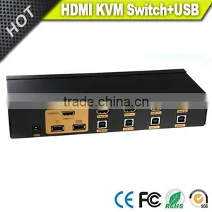 Vision New Arrival 4ports USB HDMI KVM Switch in Metal Box thumbnail-2