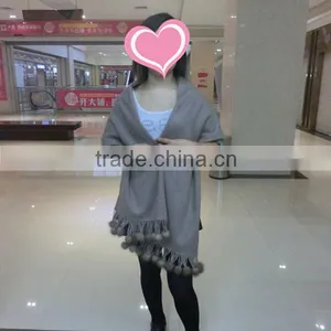 Genuine Cashmere Scarf For Women / 100% Real Cashmere Lady Goat Fur Shawl thumbnail-4
