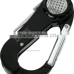 4 In 1 Multi Function Carabiner With Divot Multi Tool And Cigar Cutter thumbnail-1