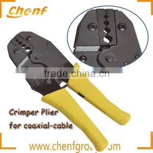 Hot Sell Cheapest Coaxial Crimping Tool Ratchet Cable Pressing Pliers thumbnail-1
