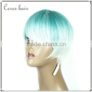 100% Heat Resistant Fiber Women's Cosplay Short Hair Wig For Women thumbnail-4
