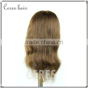 Wholesale 100% Human Hair Mannequin Head Afro Training Mannequin Head With Clamp for Hairdresser thumbnail-4