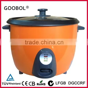 2.8L Small Drum Rice Cooker With Orange Color Shell thumbnail-1