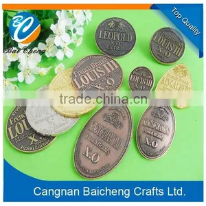 Pewter Packing Label,Tin Adhesive Label Metal Wine Label thumbnail-1