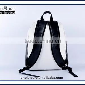 Leather Satchel Mens Canvas Backpacks Rucksack Backpack thumbnail-4