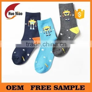 Teen Boys Tube Cartoon Socks,cute Boy Tube Socks ,childrens Sock thumbnail-1