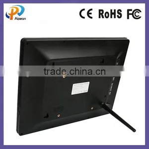 HD 12" Big Size Screen Ratio 4:3 Digital Video Lcd Player With Loud Speaker Foat Show Popular Advertising Video Display Frame thumbnail-3