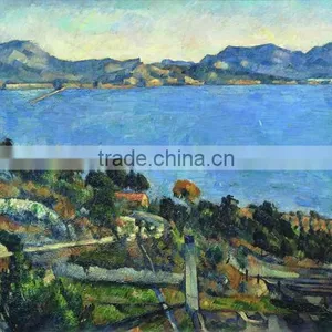 Decorative Wall Hanging Glass Landscape Oil Painting thumbnail-2