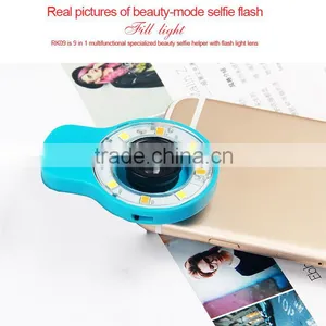 China Supplier Mini Selfie LED Flash Fill Light For Cell Phone Smartphones thumbnail-5