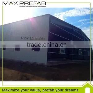 Prefabricated Steel Structure Construction Warehouse for Sale thumbnail-3
