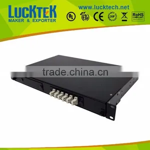 Multimode LC Duplex Fiber Patch Panel, 12 Port, 1U thumbnail-1
