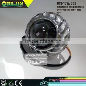 Factory Price Motorcycle Headlight With Devil Eye thumbnail-1