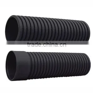 Municipal Sewage Pipe HDPE Double-wall Corrugated Pipe thumbnail-3