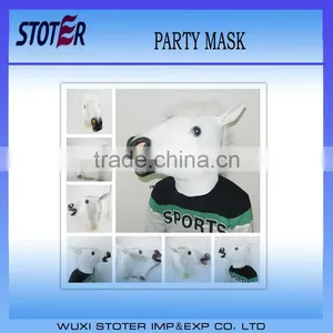 New Party Mask, Latex Zombie Horse Head Mask, Halloween Mask thumbnail-1