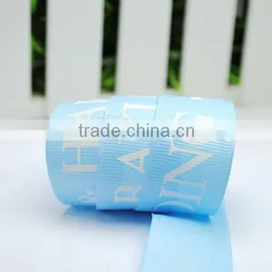 Gold/silver Foiled Printed Grosgrain Ribbon Hot Stamping Grosgrain Ribbon Ribbon thumbnail-4