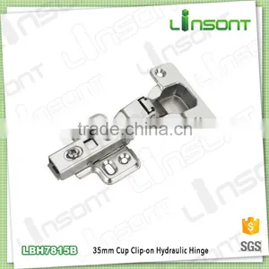 China Supplier Soft Close Clip on Butt Hinge Furniture Hardware Cabinet Hinge thumbnail-1
