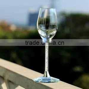 Hot New Product Color Long Stem Drinking White Wine Glass 60ml Barware Dinner Set Tableware thumbnail-1