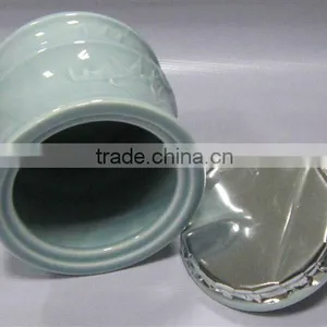 Porcelain Tea Caddy thumbnail-1