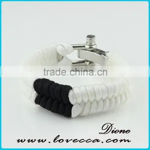 Paracord Survival Bracelet Adjustable Buckle Bracelets for Outdoor Emergency thumbnail-5