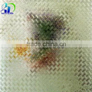 Supply Fabric 3-6 Mm, Fragrant Pear, Diamond Embossed Glass/high Quality Pattern Glass thumbnail-4