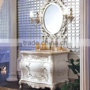 WTS3211 30-inch Mirrored Cabinets Type and Classic Style Hotel Bathroom Vanity thumbnail-5