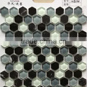 Microcrystal Glass Mix Stone Mosaic Tile 14BS110 thumbnail-1