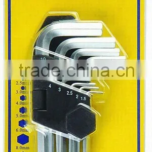 The High Quality and The Hot Sale BH9001C 9PCS Ball Head Hex Key Wrench Set thumbnail-1