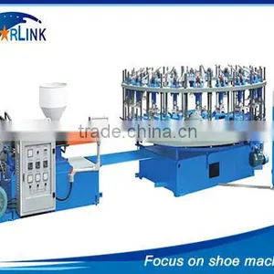 Hot Saled SLM-6-01 Wenzhou Starlink Semi-Auto Rotary PVC Shoe Making Machine thumbnail-1