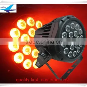 (6pcs)free Shipping Led Stage Equipment 18x10w 4in1 Ip65 Led Rgbw Par Light thumbnail-1