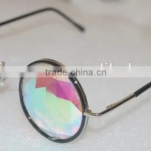 Metal Frame Kaleidoscope Glasses thumbnail-1