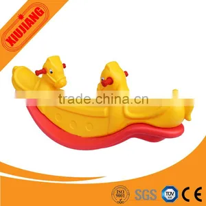 Indoor Outdoor Playground Kids Play Zone Plastic Rocking Horse thumbnail-6