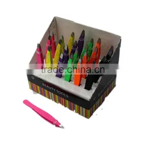 Cosmetic Tools Mix Color Eyebrow Tweezers thumbnail-1