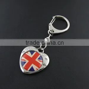 Metal Heart Keychain/promotional Item Heart Shaped Blank Metal Keychain thumbnail-2