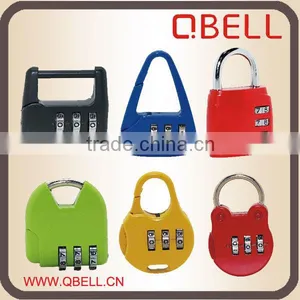 Colourful Built in 3 Digit Combination Luggage Lock thumbnail-1