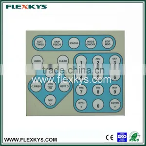 OEM Flat Buttons LEDs Lighting Instrument Membrane Keypad thumbnail-1