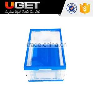 Recyclable Fruit Storage Plastic Collapsing Folding Crate thumbnail-5