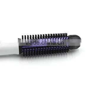 Magic Hair Straightener Brush Electric Auto LCD Straightening Brush Ceramic Hot Air Ionic Hair Iron Combs thumbnail-2