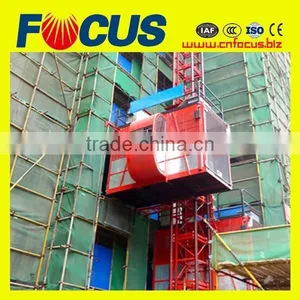 SC100/SC200 Single Cage Construction Elevator/ Lifter/ Hoist/ Lift With Good Price thumbnail-1