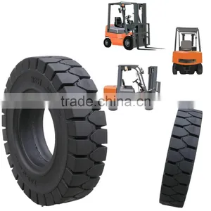 Made in China Linde Solid Forklift Tyre 200/50-10 thumbnail-1