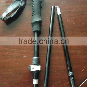 Folding Walking Stick Foldable 4 Section Walking Stick With Led Light Crutch thumbnail-1