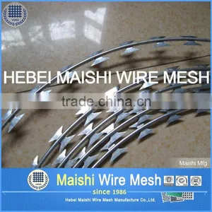 Coiled Razor Sharp Barbed Wire for Fencing Avaliable in 450mm-1000mm thumbnail-3