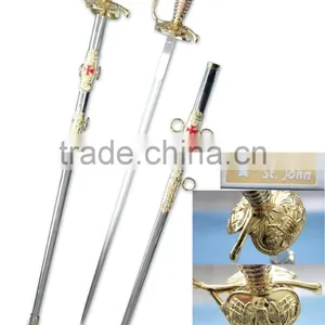Aluminum Alloy Masonic Handel Sword thumbnail-2