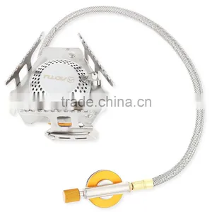AOTU Split Type Flat Camping Stove Head With High Temperature Resistant Folding Bracket Lighter Butane Gas Stove thumbnail-2