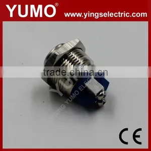 Hot Sale JS16H ROHS 16mm High Round IP65 Momentary Screw Terminal 2A/36VDC Push Button Switch Emergency Push Button thumbnail-2