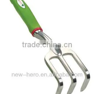 GARDEN HAND RAKE / CULTIVATOR. FORK TOOL. DIY DIE CAST ALUMINIUM ALLOY GARDENING thumbnail-1